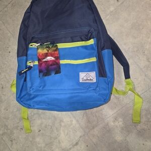 TrailMaker Blue and Green Kids Backpack